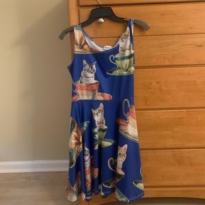 CowCow teacup cats dress